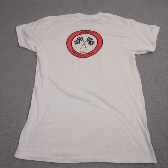 Vintage 80s 1986 Hart Grand Prix Winner T-Shirt size XL Hanes Formula One - Picture 9 of 11